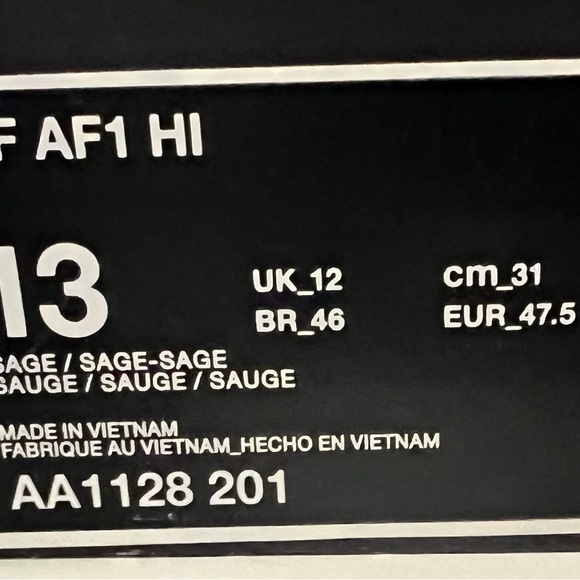 Nike SF Air Force 1 High Total Orange. Men’s 13 - Picture 4 of 5